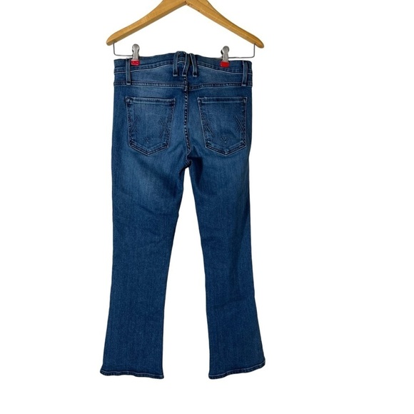 MCGUIRE x ANTHROPOLOGIE Gainsbourg Mid-Rise Cropped Bootcut Jeans Style 15D - Picture 3 of 10